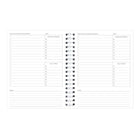 Blueline Undated Task Planner, 9-1/4" x 7-1/4", Black, Bilingual (B310.81B)-270 micro-perforated pages