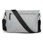 Bugatti Reborn Collection Convertible Crossbody/Waist Bag - Grey (CBY2234BU-GREY)-Zippered pocket at the back