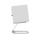 Kanto SE4W Elevated Desktop Speaker Stands for Midsize Speakers - White-Painted steel construction
