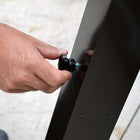 Urbann Y7 Collapsible Lectern with carrying case - Aluminum - Charcoal-1 tree replanted to offset carbon