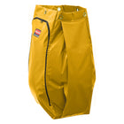 Rubbermaid Janitor Clean Cart Vinyl Bag - 24 Gallons - Yellow-Colour: Yellow