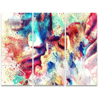 Designart Mine 3-Panel Sensual Canvas Art Print, (PT2906-36 - 28)-Print