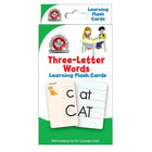 Canadian Curriculum Press Learning Flash Cards, Three-Letter Words-Educational flash cards