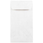 JAM Paper Tyvek Envelopes, #7 Coin, 3 1/2 x 6 1/2, White, 250 Pack-Coin Envelopes