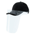 Merangue Hat Face Shield with Velcro Strap-Dimensions: 20" x 8.5"