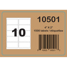 Labelcraft Products Zero Waste Labels - 4" x 2" - 1500 Labels-10 labels per sheet, 150 sheets