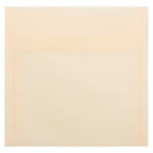 JAM Paper 6.5 x 6.5 Square Envelopes, Spring Ochre Ivory Translucent Vellum, 50 Pack (PACV520I)-Spring ochre translucent envelope