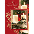 Christmas Prayer, Candles, 12 Pack-Printed on premium coated card stock