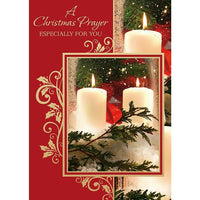 Christmas Prayer, Candles, 12 Pack-Printed on premium coated card stock