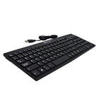 Intekview Wired Slim Keyboard Canadian French-Compatible with Windows 98/Me/XP/Vista/7/8/10, Mac 10.4 and more