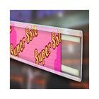 Azar Displays C-Channel Sign Holders, 14" x 3" (700096)-Dimensions: 3"H x 14"l