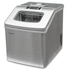 Frigidaire 40lbs Compact Clear Square Ice Maker with Window - Stainless Steel (EFIC452)-Makes large square clear ice cubes