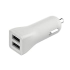 Basic Tech Dual USB Car Charger - Grey-Short Circuit Protection