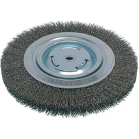 Osborn Economy Crimped Wire Wheel Brushes - Narrow Face, 6" Dia., 0.014 Fill, 2" Arbor - 5 Pack-Application Type Steel