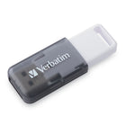 Verbatim Seaglass 128 GB USB 3.2 Gen 1 Flash Drive - Grey-USB 3.2 Gen 1 interface is up to 10X faster than USB 2.0 while still compatible with USB 2.0 ports