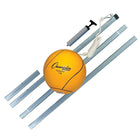 Champion Sports Deluxe Tether Ball Set (CHSDTBSET)-Rubber ball, nylon rope