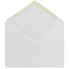 JAM Paper A6 Invitation Envelopes, 4.75 x 6.5, White with V-Flap, 250 Pack (J0567H)-Blank interior for personalized message