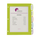 Avery Big Tab UltraLast Plastic Dividers - 5 Tabs - 8.5" x 11" - Multicolour-Our most durable plastic dividers