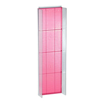 Azar Displays Pegboard Powerwing Display, 60" x 16.75", Pink (700356-PNK)-Made from pegboard