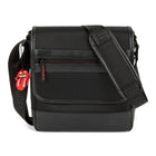 The Rolling Stones Flashpoint Collection Textured Polyester Crossbody Bag - Black-Crossbody bag
