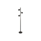 Dainolite 3LT LED Floor Lamp Bk 61.5 x 9 x 9 in Matte Black (625LEDF-BK)-Floor Lamp