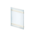 Azar Displays Adhesive-Back Nameplate, 6" x 7", 10 Pack (199624)-Sign holder