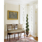 Brewster Bamboo Static Cling Sidelight Privacy Film-Prevents 95% of harmful UV Rays. Filters light & reduces glare