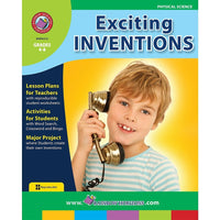 eBook: Exciting Inventions (PDF version - 1-User Download) - ISBN 978-1-55319-139-1 - Grade 4 - 8-You will receive two emails: one confirming your entire order, and one with a "Download Software" buttonYou can download immediately or return to your email to download later