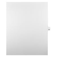 Mark Maker Legal Tabs - Letter Size - White - 1/25th cut - 25 tabs per package - 5 packages Pack - Number 113-White Single Tabs