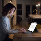 Logitech Combo Touch Backlit Keyboard Case for Apple 11" iPad Pro (1st/2nd/3rd Gen) - Oxford Grey-Home for Apple Pencil: Easily charge your Apple Pencil while keeping the case on thanks to a convenient opening in the side of the iPad Pro case