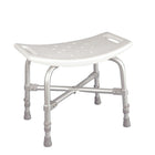 Drive Medical Bariatric Heavy Duty Bath Bench, Without Backrest-White, Aluminum