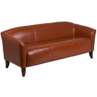 Flash Furniture HERCULES Imperial Series Cognac Leather Sofa-Cognac LeatherSoft Upholstery