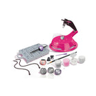 Crayola Creations, Beadola-The Beadola includes four paint pots--gloss glaze, crystal glitter, silver metallic glaze, and glamour dust--so you can customize each bead with fun colors and sparkly finishes. The kit also includes 25 gems to add touches of dazzle.