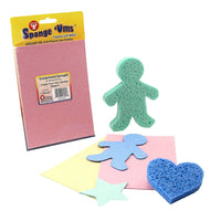 Hygloss Sponge Sheets, 5" x 7", 8 Pack (HYG17574)-Age group and grade: Ages 3+ and all grades