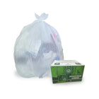 Eddie's Industrial Garbage Bags / Liners - 30" W x 38" H - 0.89 mil - Clear - 300 Pack-300 Pack