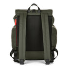 Bugatti Edition 22 Backpack - Vegan Leather - Khaki (BKP2267BU-Khaki)-Inside padded laptop up to 15.6 inches sleeve