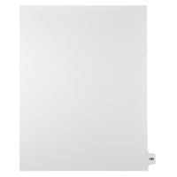 Mark Maker Legal Tabs - Letter Size - White - 1/15th cut - 25 tabs per package - 5 packages Pack - Number 180-White Single Tabs