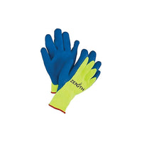 Zenith Safety High Visibility Coated Gloves, X-Large/10, Rubber Latex Coating, 7 Gauge, Terry Shell - 12 Pack-Coating Rubber Latex
