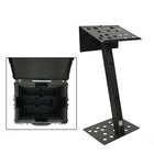 Urbann Y7 Collapsible Lectern with carrying case - Aluminum - Charcoal-510 mm x 380 mm x 1118 mm (20" x 15" x 44")