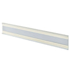 Azar Displays 2" x 11" Plastic Adhesive-Back C-Channel Nameplates, Clear, 10 Pack (199609)-Great for offices, schools, business and much more