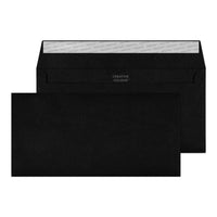 Blake Creative Color Black Invitation Envelopes - 4 1/2" W x 9" L - Jet Black - 25 Pack-Jet Black