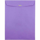 JAM Paper 10" x 13" Open End Catalog Coloured Envelopes with Clasp Closure - Violet Purple Recycled - 50 Pack -Size: 10 x 13 inches