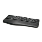 Clavier ergonomique sans fil Kensington Pro Fit, noir-Le repose-poignet intégré permet de soutenir, d’amortir et d’apaiser les poignets.