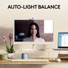 Logitech Brio 100 Full HD Webcam - Off-White-A convenient, built-in microphone ensures that you are heard clearly in video calls