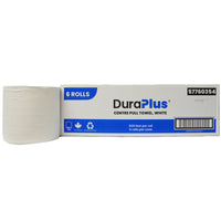 DuraPlus Center Pull Paper Towel - White - 500' - 6 Pack-Center Pull Paper Towel