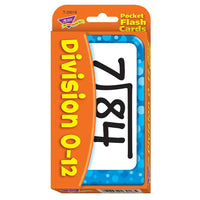 Trend Enterprises Pocket Flash Cards, Division 0 - 12, 504 Pack (T-23018)-Age group and grade: Ages 8 - 15 and grades 3rd - 9th