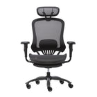 TygerClaw Breathable High Back Mesh Office Chair With Lumbar-Tailor your perfect fit with adjustable height, tilt, backrest and optional footrest