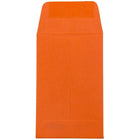 JAM Paper #1 Coin Envelopes, 2.25 x 3.5, Brite Hue Orange Recycled, 500 Pack-Orange Envelopes
