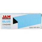JAM Paper Standard Size Colourful Staples, Blue, 5 Pack (335bug)-5 per pack