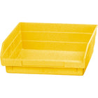 Integrated Plastics, Shelf Bins, 6-5/8" W x 4" H x 17-7/8" D, Yellow, 40 Lbs. Capacity - 12 Pack-Capacity: 40 lbs.
